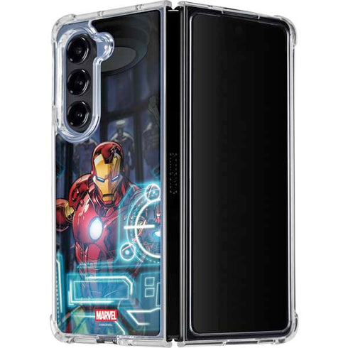 Marvel Iron Man New Armor Galaxy Z Fold5 5G Clear Case